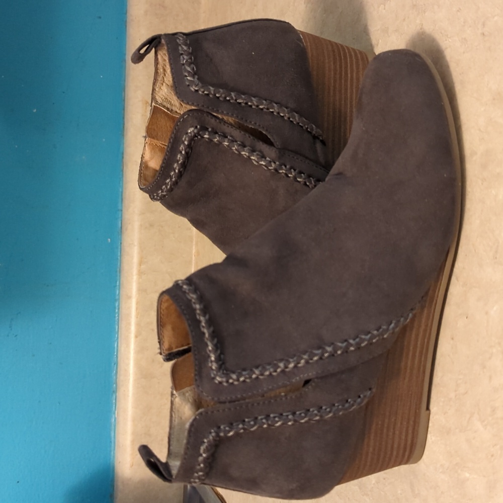 DV8 Blythe Whipstitch Wedge Bootie